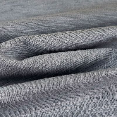 100% Cotton Slub Knit Fabric
