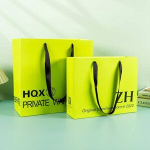 Colour Block Paper Bag Collection