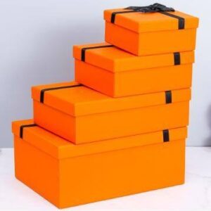 Ribbon Lid Gift Box Set